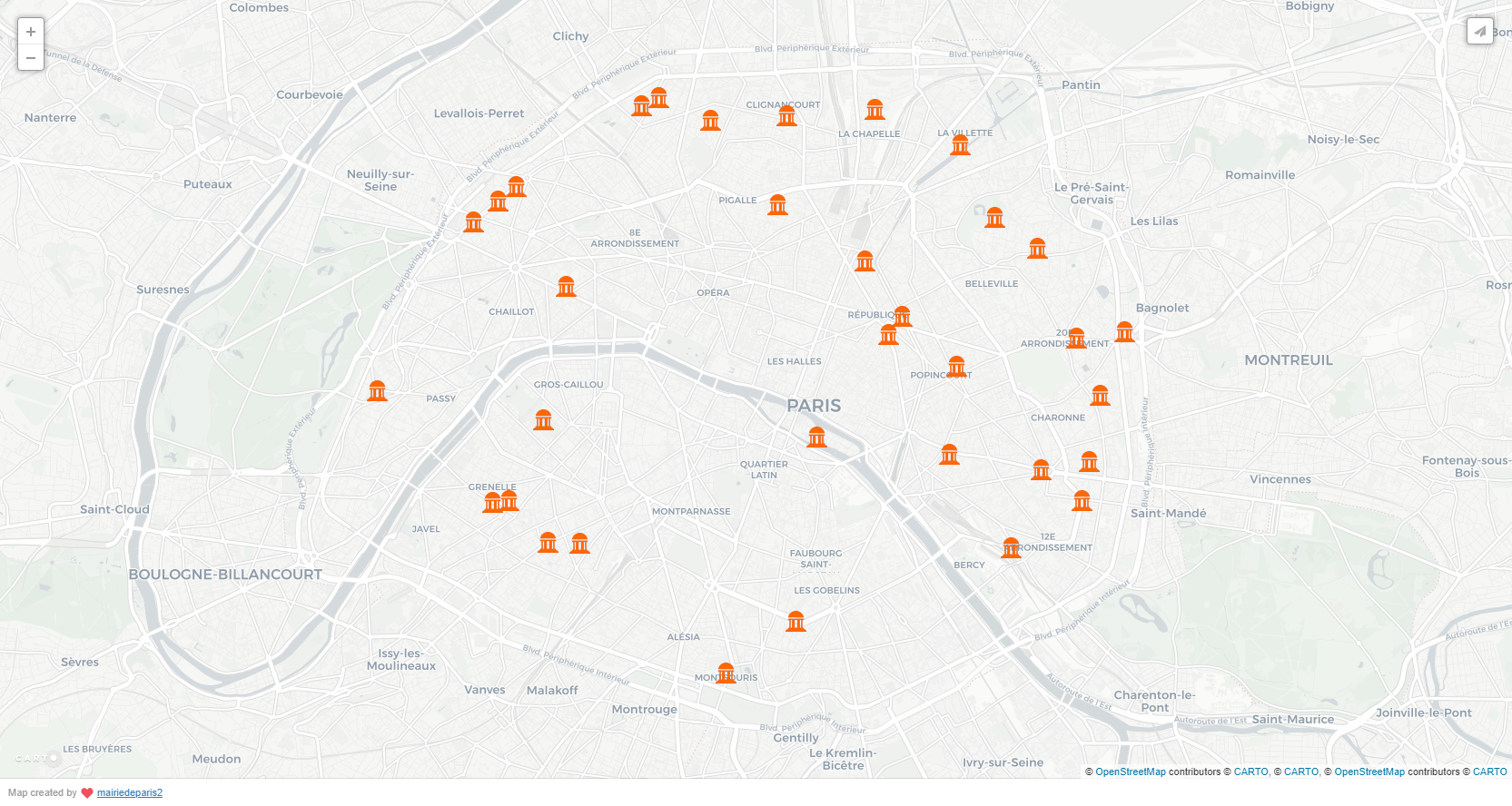 trouver refuge dans un kiosque à Paris les jours de pluie